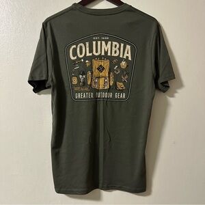 Columbia Men's Green Outdoor Greater Outdoor Gear XL T-Shirt